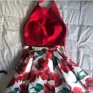 SALE!!!! ♥️Terani Couture 2-pc Short Dress/halter top